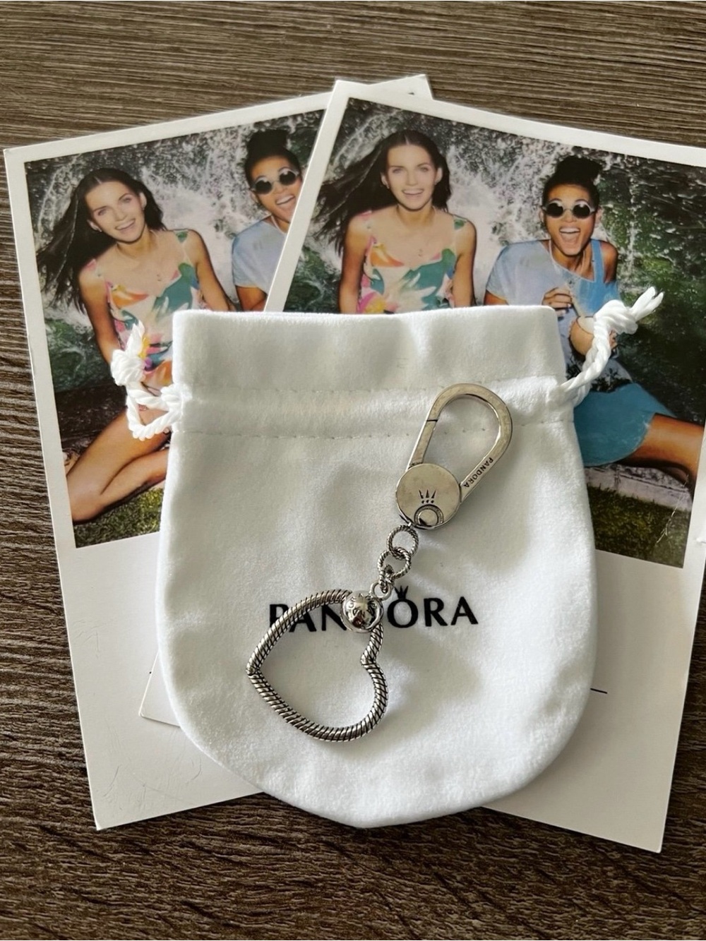 Pandora keychain charm